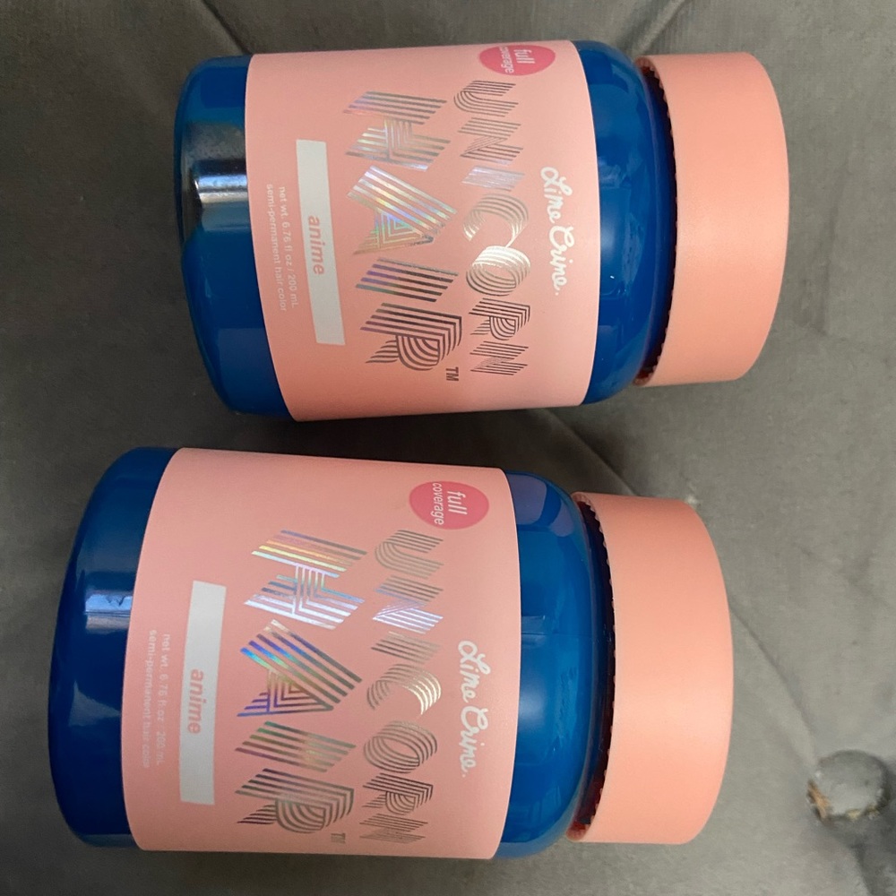 Lime crime unicorn hair anime (blue) x2